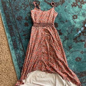 High Low Floral Dress